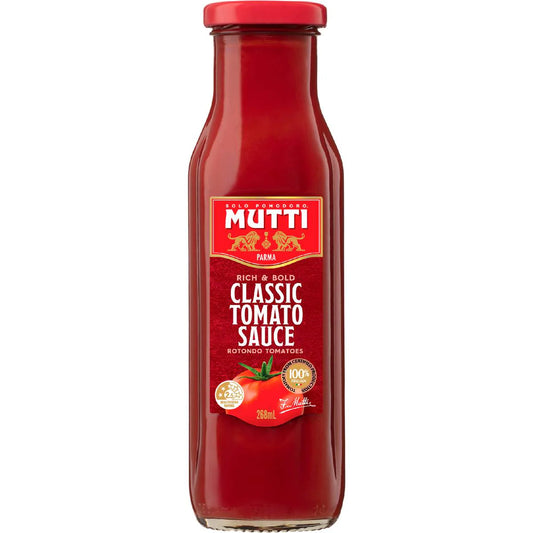 Mutti Classic Rich & Bold Tomato Sauce 268mL