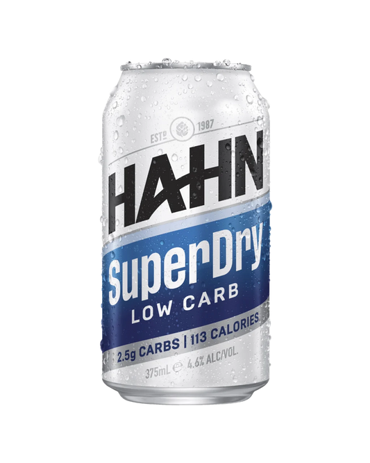 Hahn Super Dry Lager Cans 375ml
