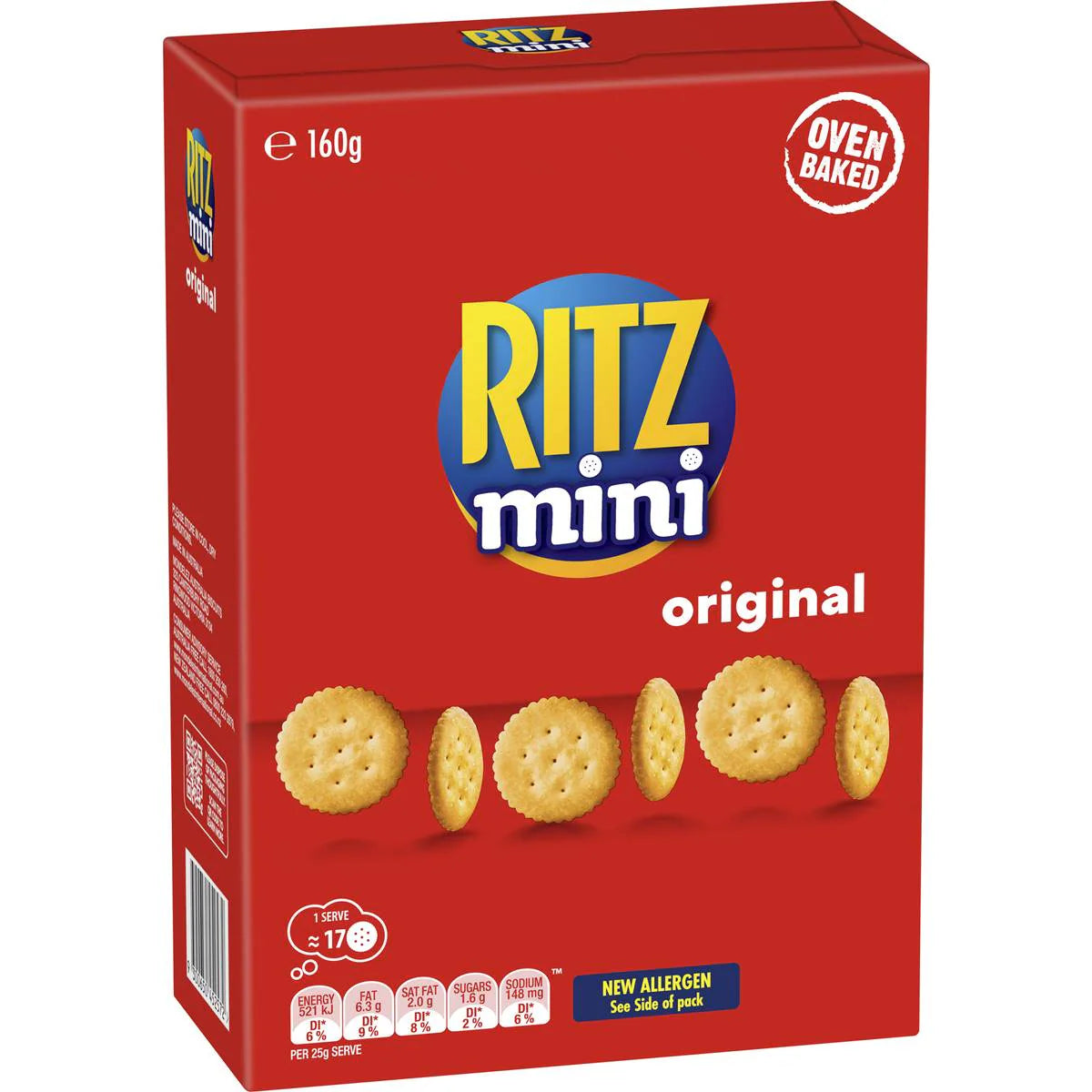 Mini Ritz Chocolate Ritz Mini Crackers Original Flavour 160g – Bunnasia
