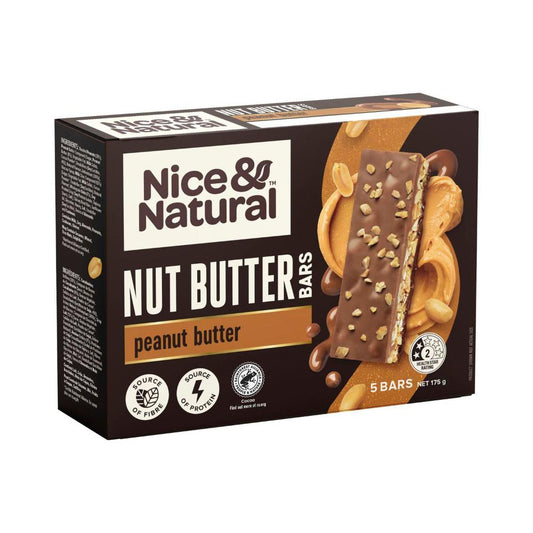 Nice & Natural Nut Butter Bars Peanut Butter 175g