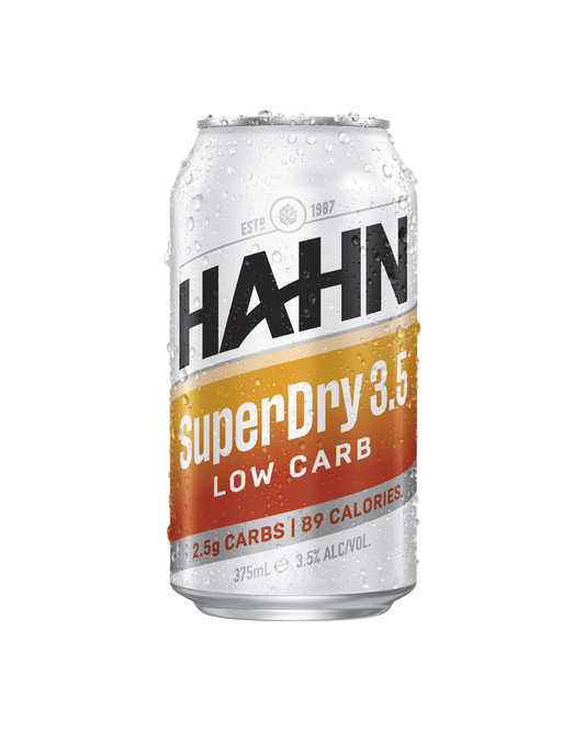 Hahn Super Dry 3.5% 30 Block Cans 375ml