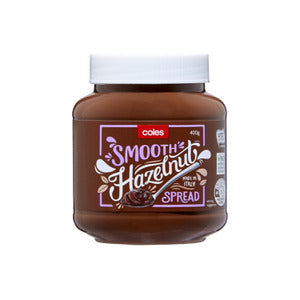 Coles Smooth Hazelnut Spread 1kg***