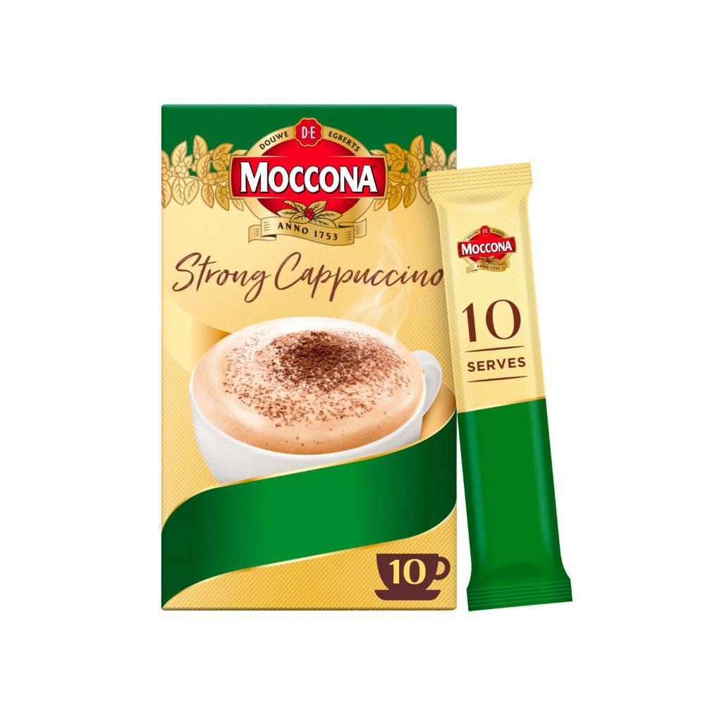 Moccona Coffee Sachets Strong Cappuccino 10 pack