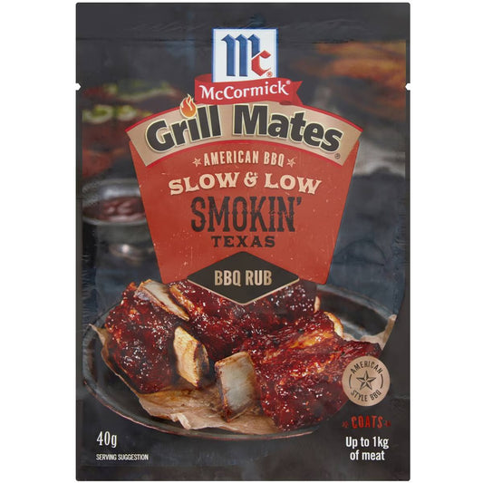 McCormick Grill Mates Smokin Texas American Bbq Rub 40g