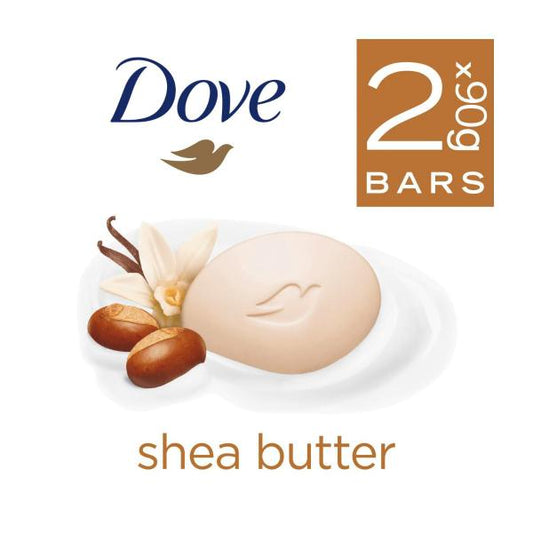 Dove Beauty Bar Shea Butter 2 X 90g