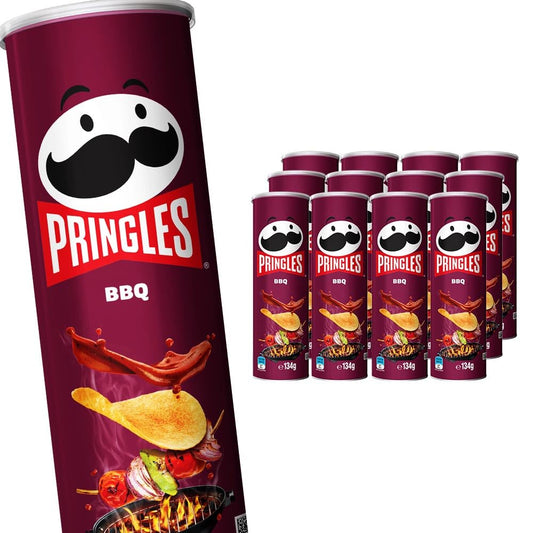 Pringles BBQ Stacked Potato Chips 134g