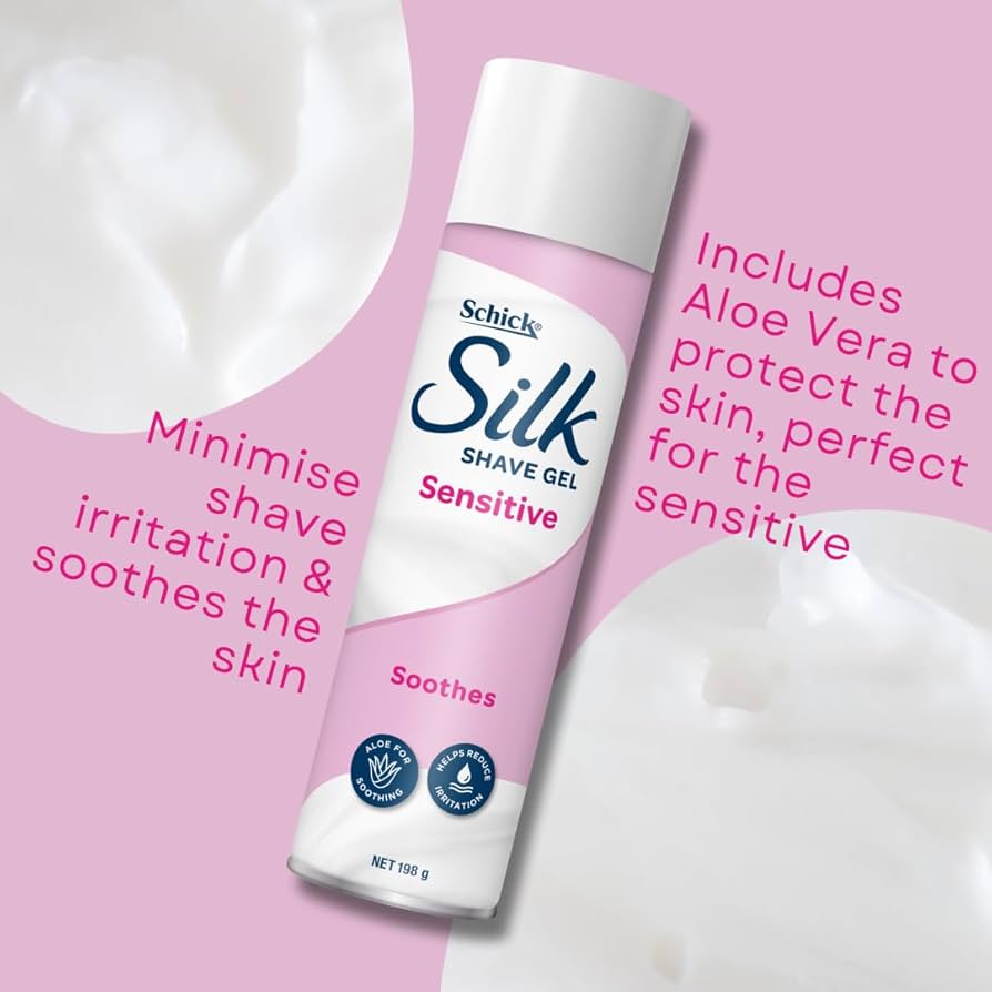 Schick Silk Womens Foaming Shave Gel Sensitive