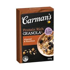 Carman's Granola Protein Rich Almond & Hazelnut 450g