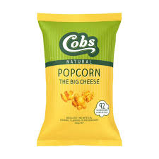 Cobs Gluten Free Popcorn Cheddar Cheese 100g