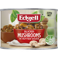 Edgell Sliced Mushrooms in Butter Sauce | 220g