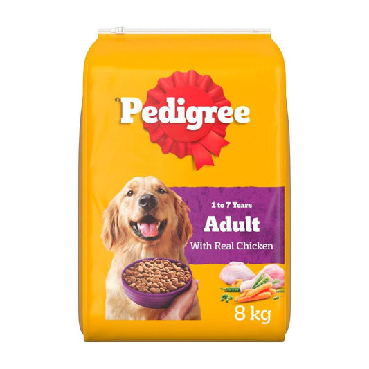 Pedigree Adult Dry Dog Food with Real Chicken | 8kg
