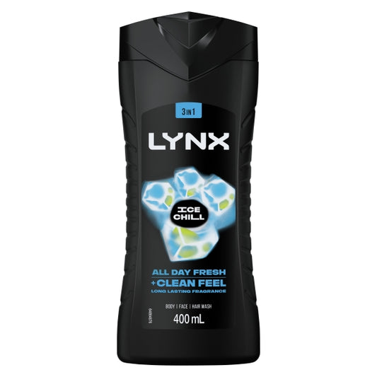 Lynx Body Wash Ice Chill 400mL