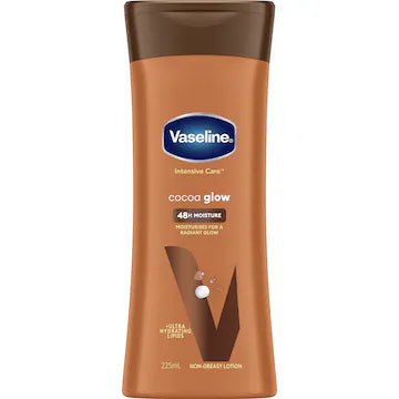 Vaseline intensive care cocoa glow moisturising lotion 225ml