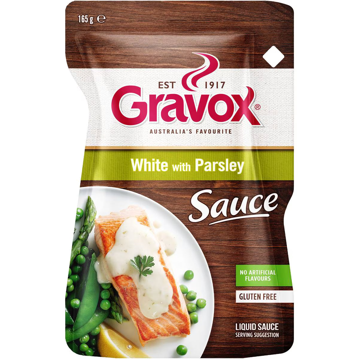 Gravox Parsley White Finishing Liquid Sauce Pouch 165g