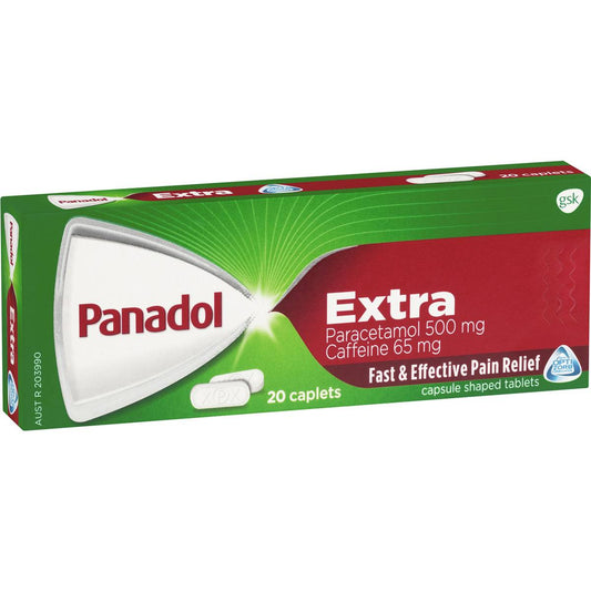 Panadol Extra Optizorb Paracetamol Pain Relief 20pk