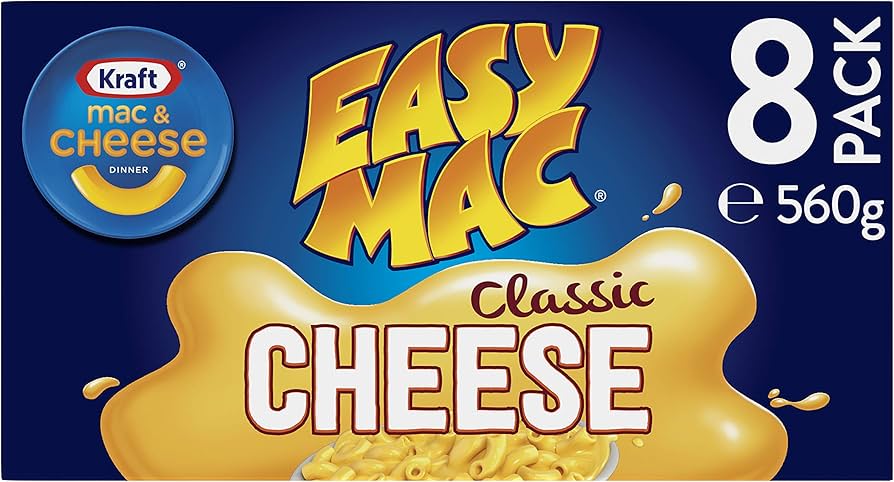 Kraft Easy Mac & Cheese Dinner Macaroni Pasta Cheese Noodles 560g
