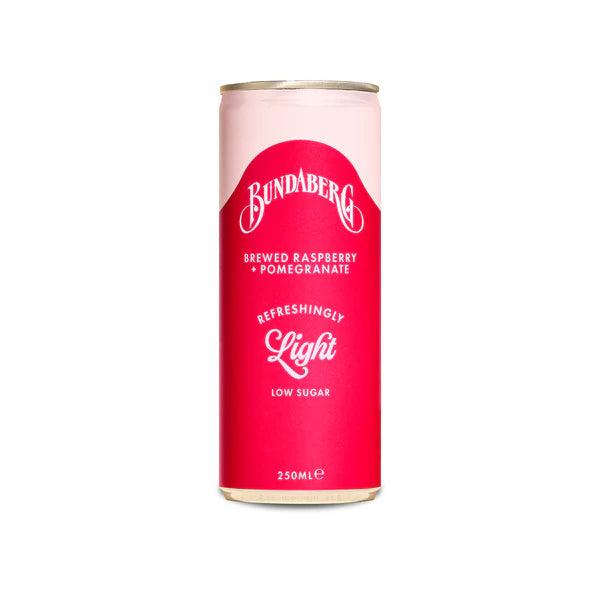 Bundaberg Refreshingly Light Sparkling Drink Pomegranate & Raspberry 250mL