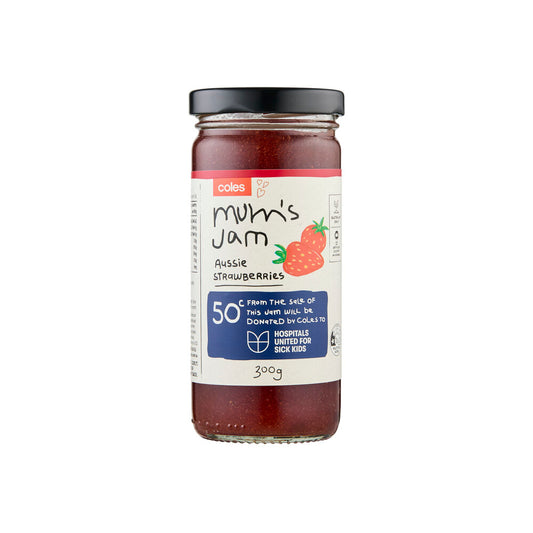 Coles Mum's Australian Strawberry Jam 300g