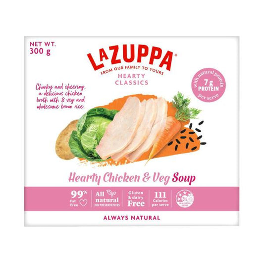 La Zuppa Microwaveable Soup Bowl Hearty Chicken & Vegetable  300g