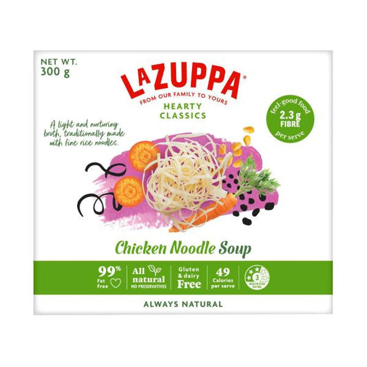 La Zuppa Microwaveable Soup Bowl Chicken Noodle  300g