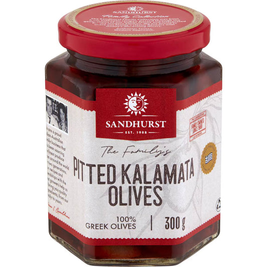 Sandhurst pitted kalamata olives 300g