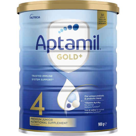 Aptamil Gold+ 4 Junior Milk Formula 2+ Years 900g