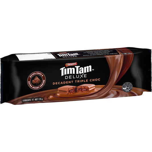 Arnott's Tim Tam Deluxe Decadent Triple Choc 175g