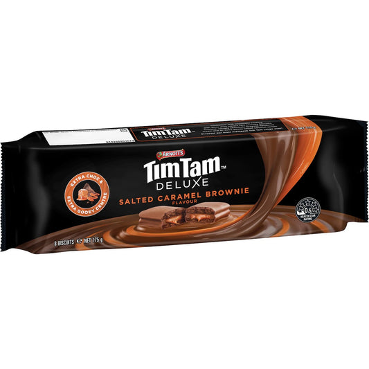 Arnott's Tim Tam Deluxe Salted Caramel Brownie 175g