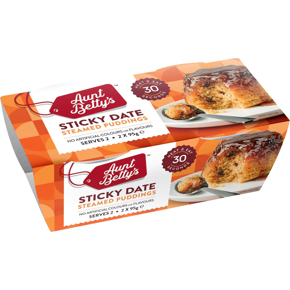 Aunt Betty's Steamed Pudding Sticky Date 2x95g