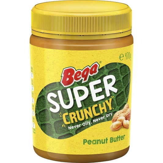 Bega Peanut Butter Crunchy Super 470g