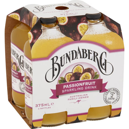 Bundaberg (4pk) Passionfruit 375ml