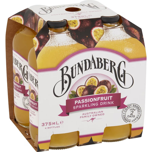 Bundaberg (4pk) Passionfruit 375ml