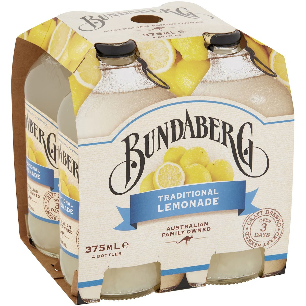 Bundaberg (4pk) Traditional Lemonade 375ml