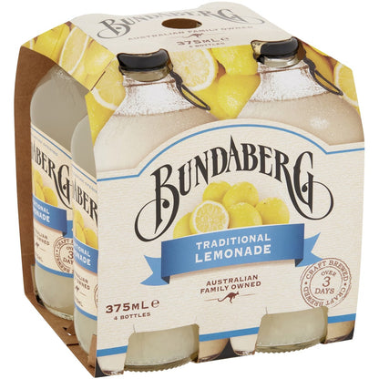 Bundaberg (4pk) Traditional Lemonade 375ml