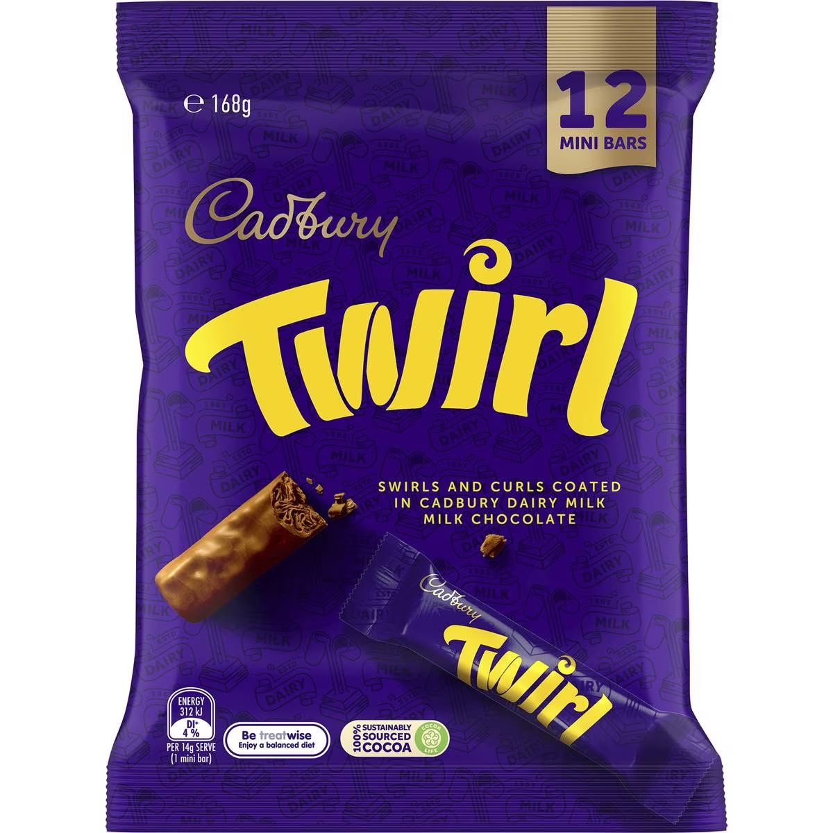 Cadbury Sharepack Twirl (12pk) 168g