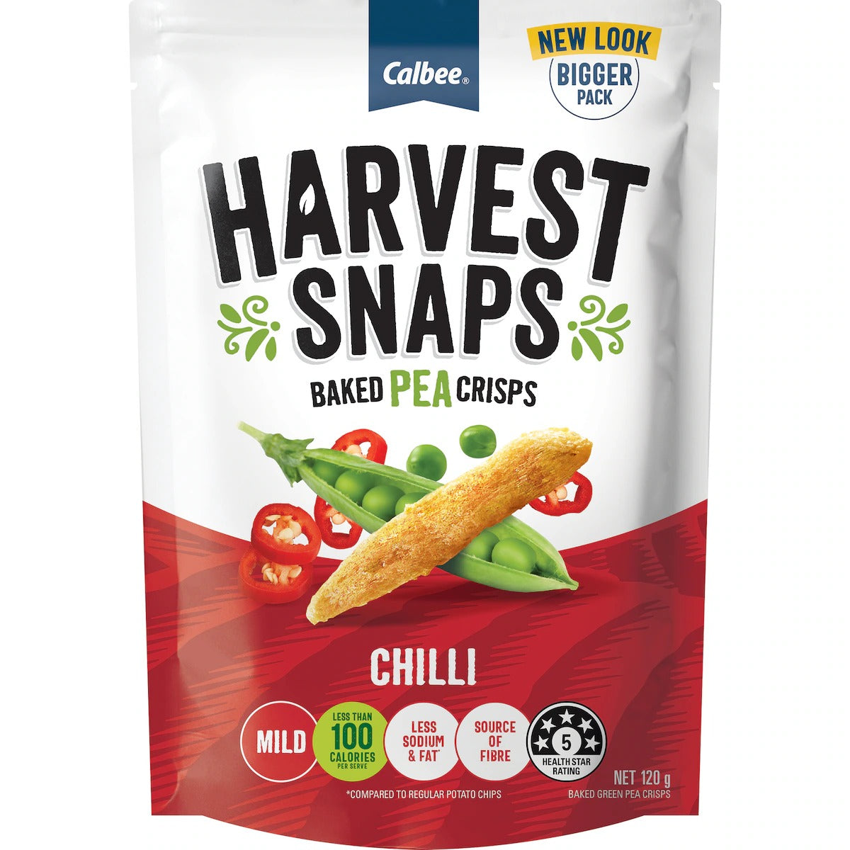 Calbee Harvest Snaps Chilli 120g