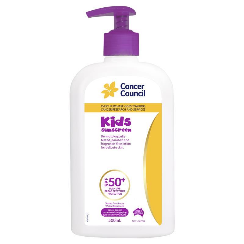 Cancer Council Kids SPF50+ Sunscreen 500ml