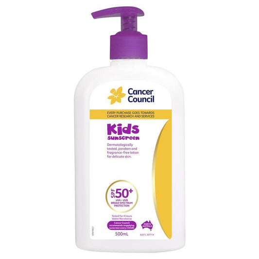 Cancer Council Kids SPF50+ Sunscreen 500ml