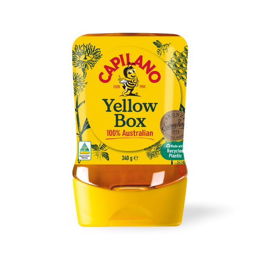 Capilano Delicate & Smooth Yellow Box Honey Upside Down 340g