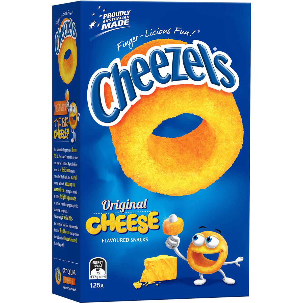 Cheezels Cheese 125g