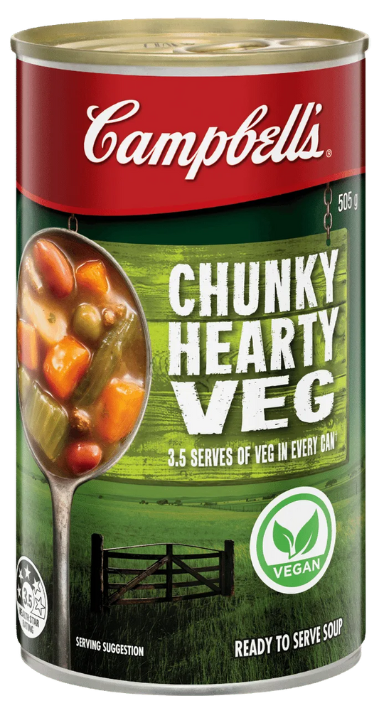 Campbell's Soup Chunky Hearty Veg  505g