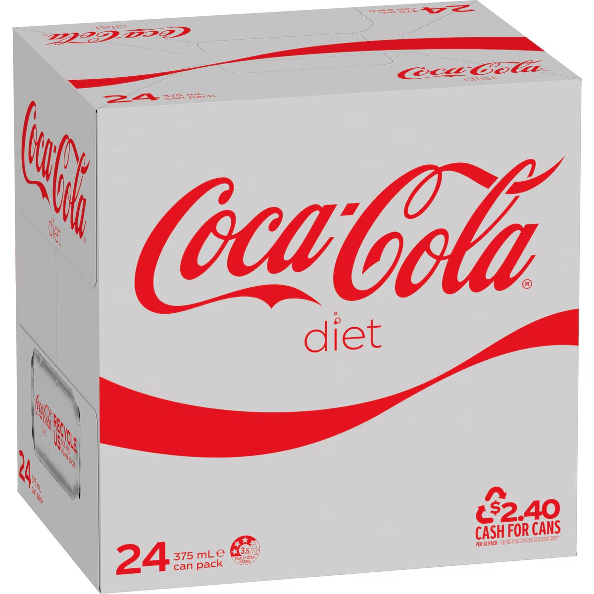 Coca-Cola (24pk) Diet 375ml