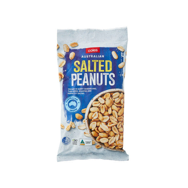 Coles Australian Peanuts Salted 375g