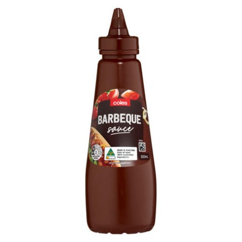 Coles Barbecue Sauce American Style 500ml