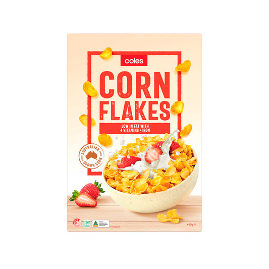 Coles Cereal Corn Flakes 440g
