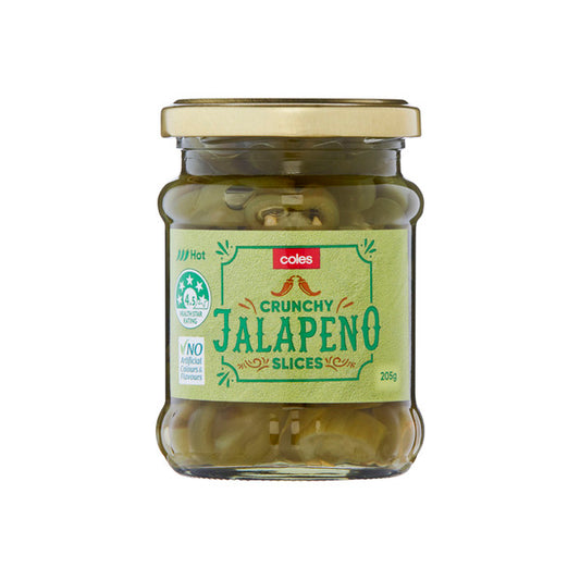 Coles Crunchy Jalapeno Slices 205g