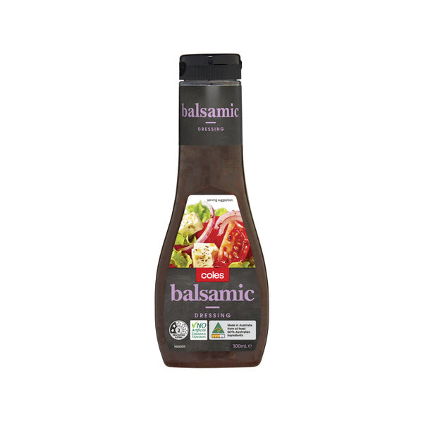 Coles Dressing Balsamic 300ml – Bunnasia