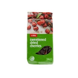Coles Sweetened Dried Cherries 130g