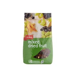 Coles Dried Fruit Mixed 1kg