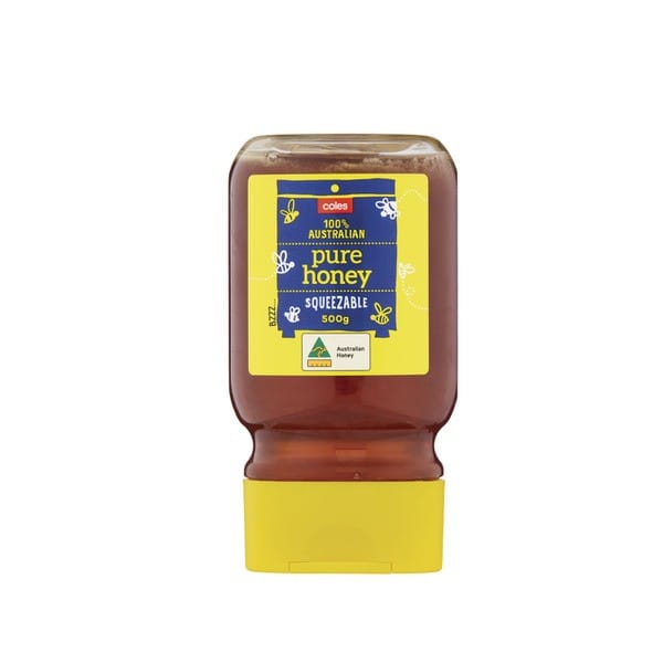 Coles Honey Pure Australian Squeeze 500g